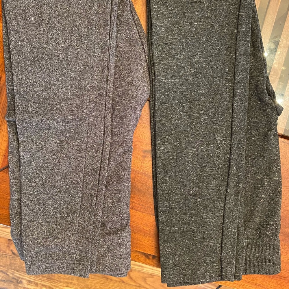Dark and light leggings